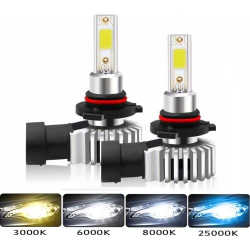 2Pcs H4 LED H1 H3 H7 H11 H8 H9 H27 880 881 9005 HB3 9006 HB4 Led Headlight Bulbs 60W 12000LM Car Styling 6000K Fog Light
