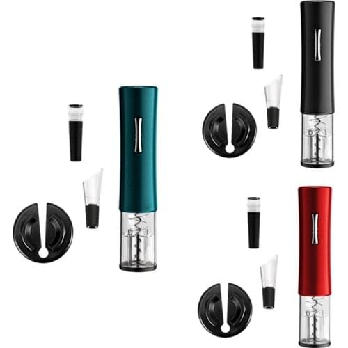 Smart Electric Wine Opener Corkscrew Cordless Automatic Corkscrew Wine Bottle Openers Dry Battery Kitchen Tool
