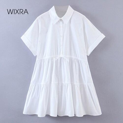 Модные платья-рубашки Wixra China At AliExpress