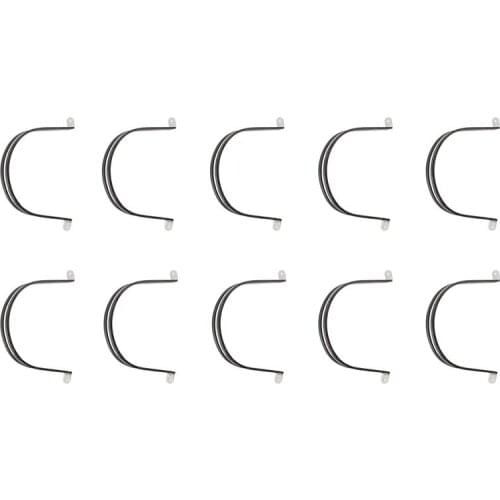 10Pack Clamp,Stainless Steel Cable Clamp,Pipe Clamp,Tube Clamp,Metal Clamp,Rubber Cushioned Insulated Clamp,Tube Holder for Tube