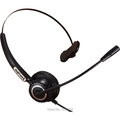 4PCS RJ11 RJ9/RJ10/RJ22 plug headphones Noise canceling Telephone headset call center headphone earphone RJ9 plug headset