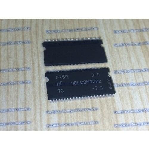 5PCS/LOT MT48LC2M32B2TG-7:GIT MT48LC2M32B2TG-7G 48LC2M32B2 TSOP86 2M X 32 Synchronous DRAM