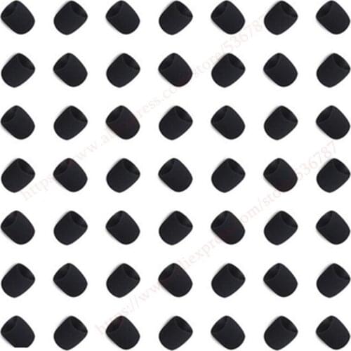 50pcs/lot Microphone Windscreens Foam Sponage (inner) fits for Shure BETA58 PG58 SM58 SLX24 grill Handheld Accessories