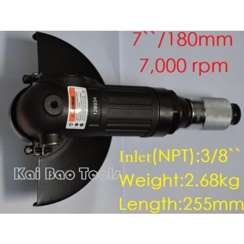 7inch Pneumatic Air Angle Grinder FA-6C-10 Type 180mm Grinding Machine 7000rpm Rotary Type (KB7)