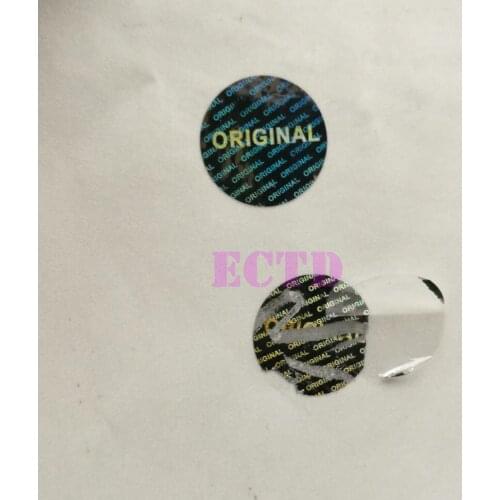 800PCS Laser Hologram 15mm ORIGINAL Sticker Round Security Tamper Evident Warranty Anti-fake Stickers Home and Business