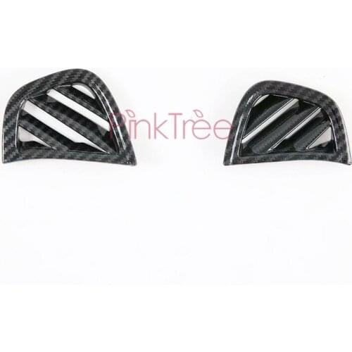 ABS Chrome Front Air Conditioner Outlet Frame Cover Trim Car Accessories For Chevrolet Blazer 2019 2020