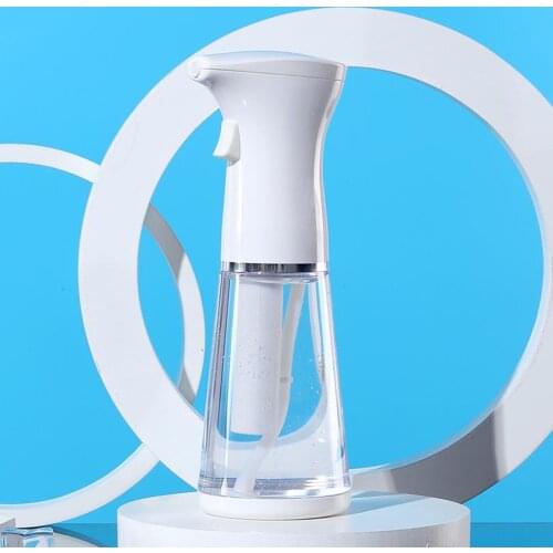 White Liquid Soap Dispenser Battery Powered Handwashing Sanitizer Dispenser Watering Spray for Kitchen Bathroom Garden