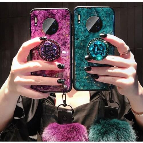Epoxy Gold Foil Glitter Case For Huawei Y8P Y7P Y6P Y5P Honor 9A 9C 10X 9X 20 30 10 Lite 10i 20S 8C 8X P Smart Z 2021 2020 2019