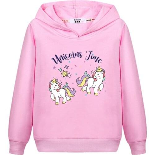 Aimi Lakana Unicorn Fashion Hoodie for girls Long Sleeve Autumn Sweatshirt kids coats 3-14T Casual full cotton girls Pullovers