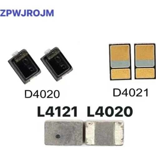 40pcs/lot L4021 D4021 L4020 D4020 For iPhone 6S 6SP L4020 Backlight Back light boost inductance Coil diode