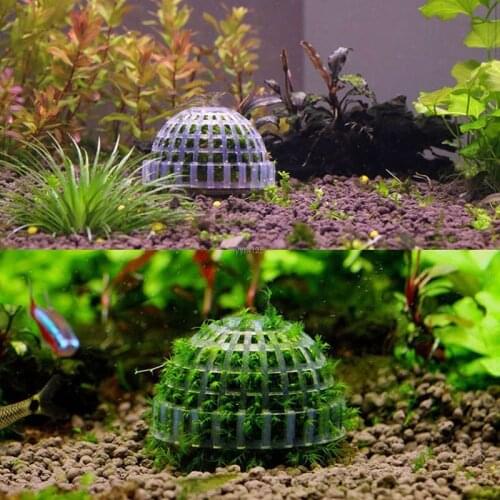 Hot Natural Mineral Aquatic Moss Ball for Aquarium Crystal Red Shrimp Fish Tank HOT YH65