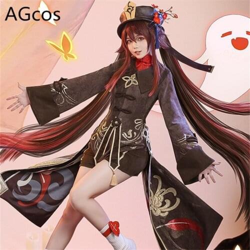 Hu Tao Cosplay Genshin Impact Cosplay Outfits Female Dress Hu Tao Christmas Sets Costumes