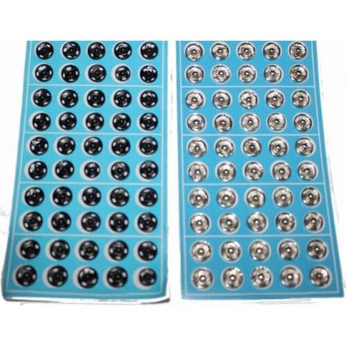 Arts Crafts Snap Buttons 10mm Fasteners Spring Press Stud rustproof for handmade Gift Box Scrapbook Craft DIY Sewing Wh 1