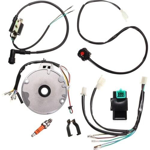 Motorcycle Ignition Coil Starter Rectifier Wire Harness Kit For For 50cc 70cc 90cc 110cc 125cc Dirt Pit Bike Scooter