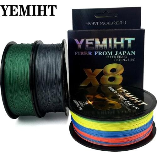 NEW 500M 300M 100M Fishing Line 8 Strands Braided Fishing Line Multifilament PE Line 18 20 30 40 50 80 108LB