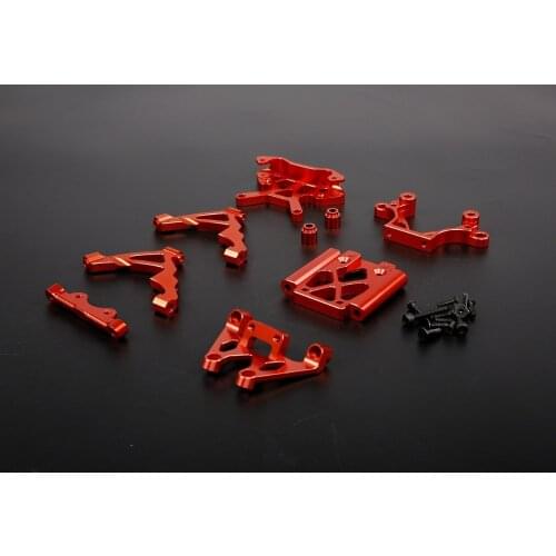 Alloy Front Parts Bulkhead/Shock Tower Kits Fit for 1/5 HPI ROVAN ROFUN KM GTB TS BAJA 5B 5T 5SC