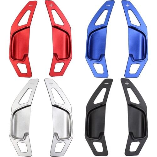 Car styling Aluminum Steering Wheel Shift Paddle Extension 2011-2018 For Toyota Reiz Camry Coroll Ralink and Zelas Auto 2pcs