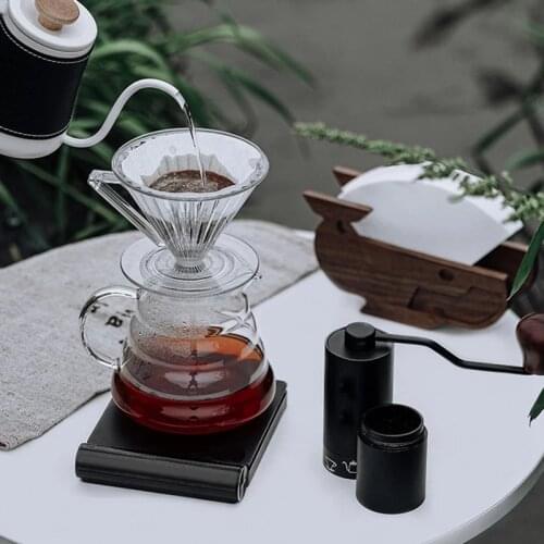 1-2 Cups Coffee Filter Cup Coffee Maker Pour over Conical V60 Filter Cup Brewing Coffee Tools