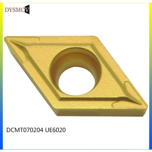 10 pieces DCMT070204 UE6020 Turning tool with built-in carbide blade