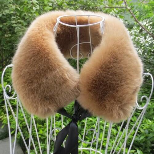 2015 Winter Fashion Faux Fox Fur Collar Rabbit Raccoon Caps Scarf Shawl Womens Wrap Stole Article Fake Warm Scarves Shawls