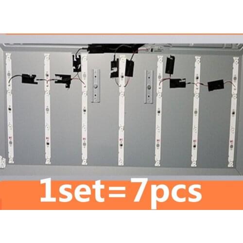 7pcs LED Backlight Lamps strip Sony48"TV KDL-48W650D LB48009 V0_03 M30900 NS6S480DND02 LSY480WN02-301 KDL-48W653 LSY480HN02-F02