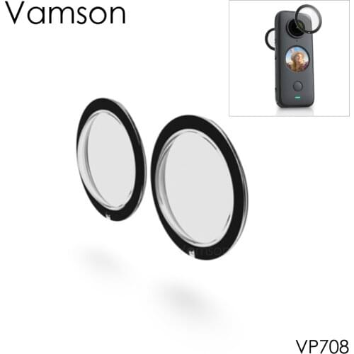 Vamson for Insta 360 One X2 Camera Accessories High Light Transmission Protection Lens Guard for Insta360 One X2 Cover VP708