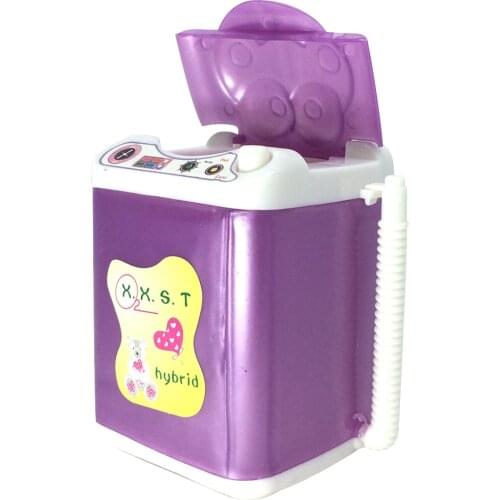 NK Doll Accessories Display Furniture Washing Machine Water dispenser For Barbie Doll House For Monster High dolls Best Gift