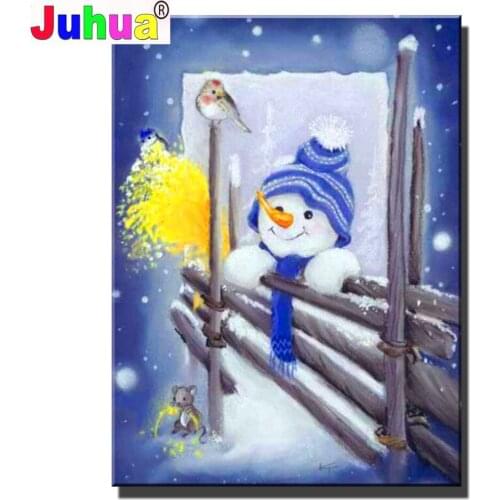 Christmas Animal DIY 5D full drill Diamond painting mosaic Snow Horse diamond embroidery diamond stitch Home Decor needlework