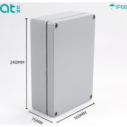 240*160*75MM Aluminium Enclosure Waterproof Box Electronics Housing Alloy Case IP66 Project Instrument Boxes Outdoor