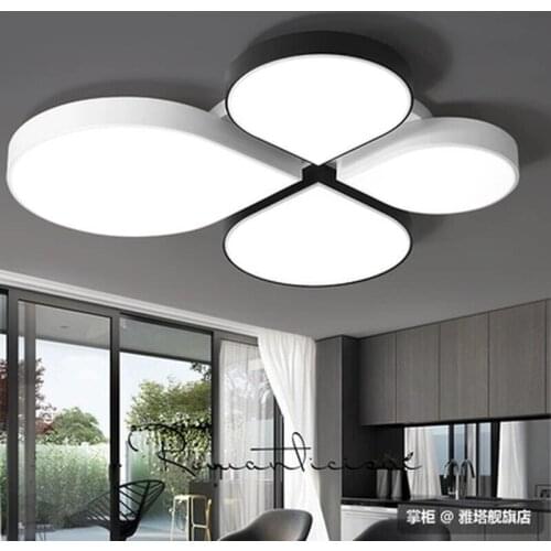White Black LED ceiling lighting ceiling lamps for the living room bedroom chandeliers Ceiling for the hall modern ceiling lamp