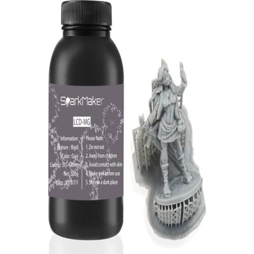 Sparkmaker Uv Resin 3d Filament Lcd/sla 3d Printer Printing Materials Hard Liquid 500g 405nm Uv Reisn 3d Mold