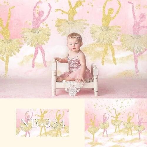 Pink Princess Birthday Photo Background Watercolor Painting Girls Newborn Baby Shower Cake Smash Photography Backdrop Studioprop