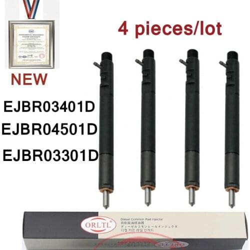 4PC EJBR03301D Nozzle A6640170021 6640170221 EJBR03401D Injector EJBR04501D A6640170121 For SSANGYONG Kyron Actyon JMC Euro 4/3