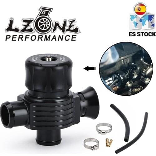 LZONE - Turbo Diverter Dump Blow Off Valve Dual Port With Horn For VW MK4 Golf Polo GTI 1.8T Saab Turbo JR5744