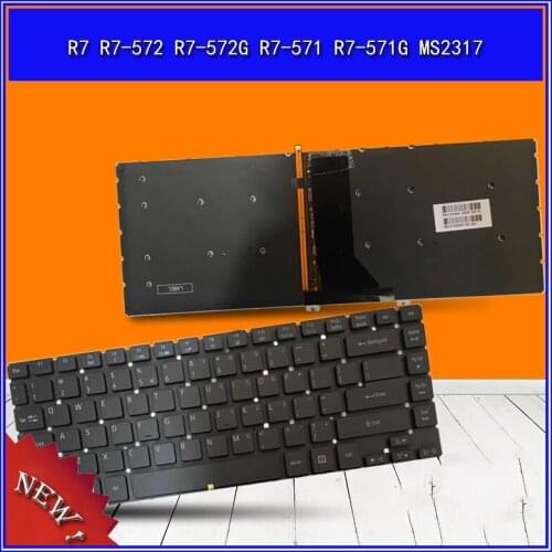 Laptop Keyboard For ACER R7 R7-572 R7-572G R7-571 R7-571G MS2317 Notebook Replace Keyboard