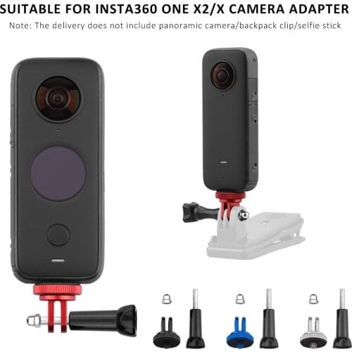 Action Camera Mount 1/4 inch Screw Adapter for Insta360 ONE X2/X Tripod Holder Stand Mount Sports Camera Accessories