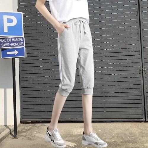 Summer Women Sweatpants Cotton Loose Quickly Dry Sport Pant Running Jogging Exercise Workout Casual Gym Trousers Sportswear