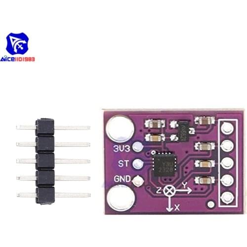 Diymore GY-61 3-Axis ADXL337 Acelerometro Analog Output Module Angular Transducer Replacement Expansion Board for Arduino