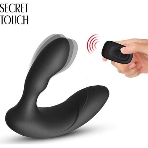 Male Prostate Massager Vibrator Man Butt Plug Vibrating Anal Plug Dildo Buttplug Adult Wireless Remote Erotic Sex Toys for Men