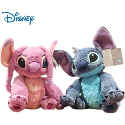 Disney Genuine Kawaii Stitch Stuffed Plush Toys Lilo & Stitch Cute Anime Plush Dolls Ornaments Birthday Gift for Girls Kids Toys