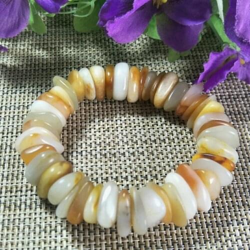 Natural Hetian Jade Random Type Stone Jade Bracelet Jewelry Lucky Safety Auspicious Amulet Fine Jewelry Jade Bracelet