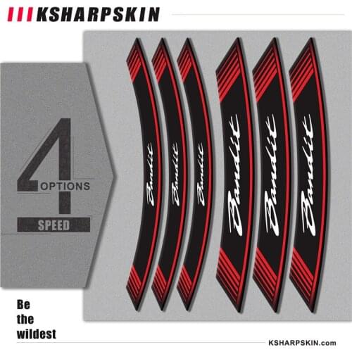 New personality motorcycle sticker tire decal reflective decorative wheel film suitable for HONDA BANDIT