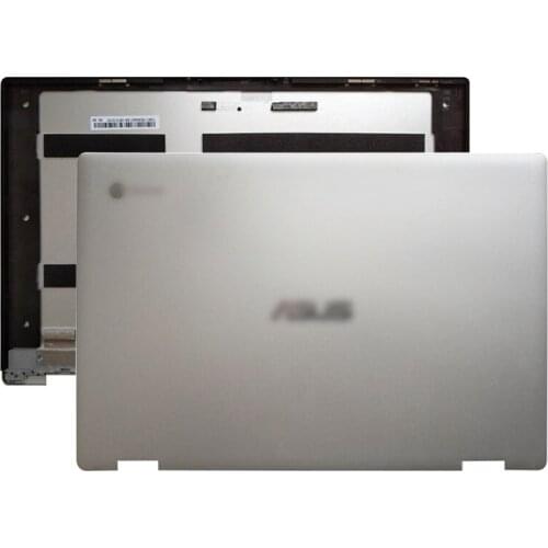 NEW Laptops For ASUS Chromebook Flip C435TA C434TA-DS588T 14" Silver Metal Computer Case Laptops LCD Back Cover