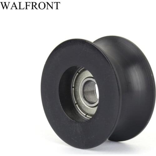 Nylon Roller Bearings 0840UU 8mm Groove Guide Pulley Sealed Rail Groove Ball Bearing Wheel 8*40*20.5mm