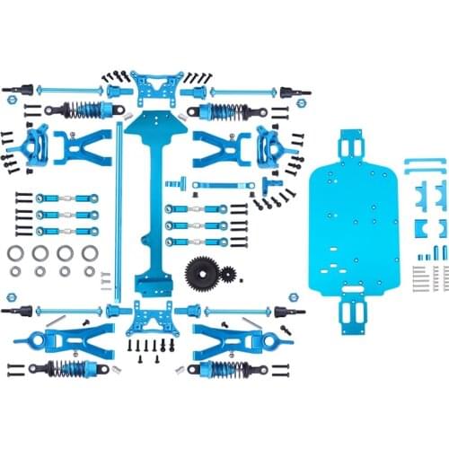 1 Set Complete Upgrade Parts Kit for WLtoys A959 A959 A969 A979 K929 1/18 RC Car Replacement Accessories