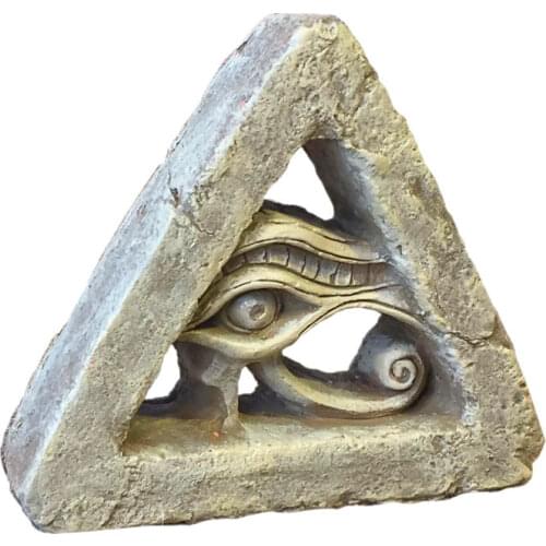 Egyptian Eye of Horus Figurine Egypt Wedjat Eye Statue Sculpture Resin Craft Home Decor Ornaments Statue Decoration Gift R4585