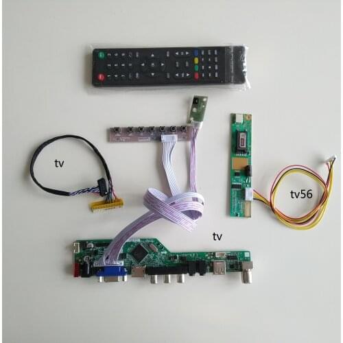 TV HDMI USB VGA AV LCD LED AUDIO 1 CCFL lamps card Controller driver Board For LP154WX4-TLA3 1280*800 panel screen