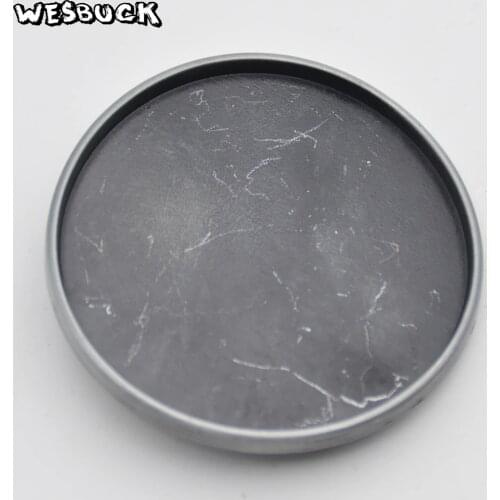 WesBuck Brand Blank DIY Round Belt Buckle With PU Belt, Holiday gifts