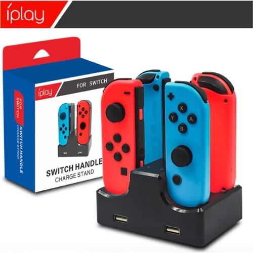 For Nintend Switch 4 In 1 Charger Dock For NS Switch JoyCon Controllers Handheld Game Console USB Charging Stand