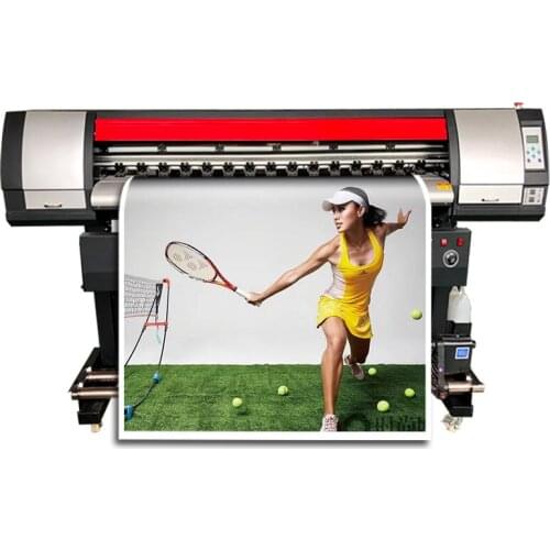 1.6 Meters Large Color Photo Printer Xp600 Ecosolvent Printer Wallpaper Vinyl Printing Machine 1440Dpi